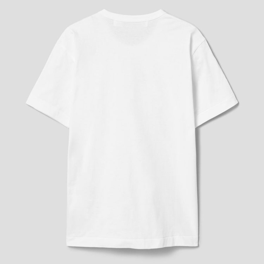 PLAY COMME des GARÇONS (Unisex) 6 Heart Short Sleeve T-Shirt – White