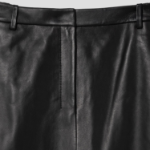 Theory Women Point Nappa Highwaist Midi Trouser Skirt - Black