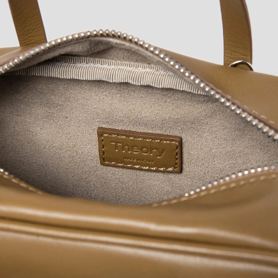 Theory Women Shine Nappa Mini Pillow Bag - Olive