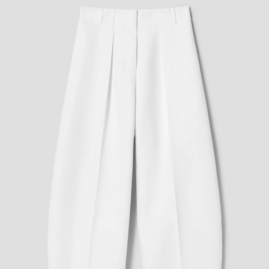 JACQUEMUS Le Pantalon Ovalo - White