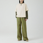 JAJU Short-Sleeve Blouse – Ivory