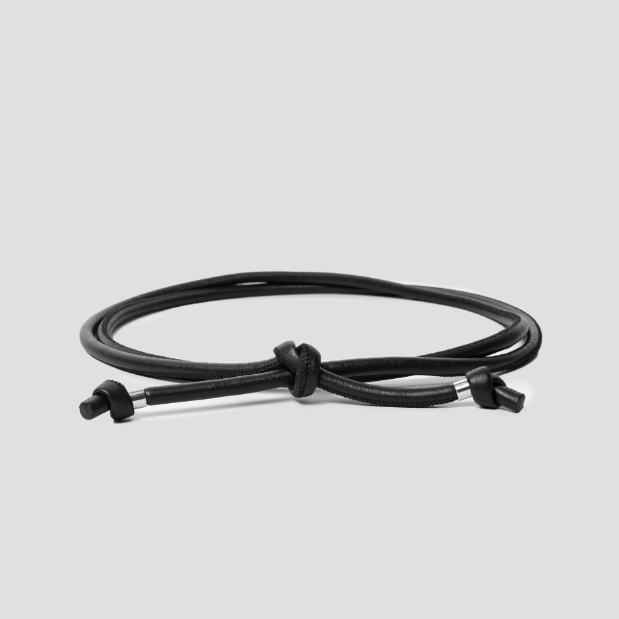 Theory Women Smooth Cow Tie Belt - Black