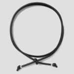 Theory Women Smooth Cow Tie Belt - Black