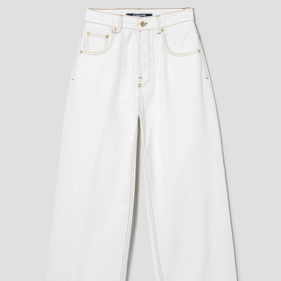 JACQUEMUS Le De-Nîmes Large - Off-White/Tabac