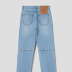 JACQUEMUS Le De-Nîmes Droit - Light Blue/Tabac