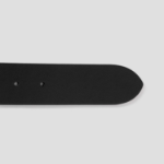 Theory Women Smooth Cow Center Bar Belt - Black