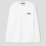 CDGCDGCDG Small Logo Printed Long Sleeve T-Shirt – White