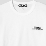 CDGCDGCDG Small Logo Printed Long Sleeve T-Shirt – White