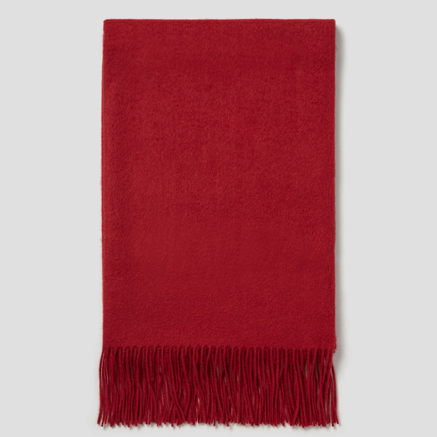Theory Women Cashmere Classic Scarf - Bright Red