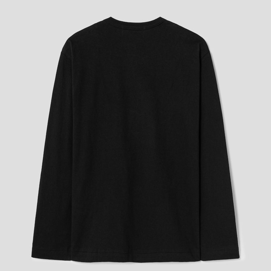 CDGCDGCDG Small Logo Printed Long Sleeve T-Shirt – Black
