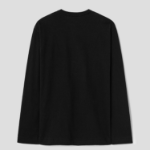 CDGCDGCDG Small Logo Printed Long Sleeve T-Shirt – Black