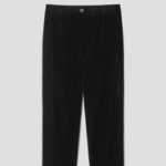 Theory Women Drape Velvet Taper Crop Pants - Black