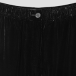 Theory Women Drape Velvet Taper Crop Pants - Black