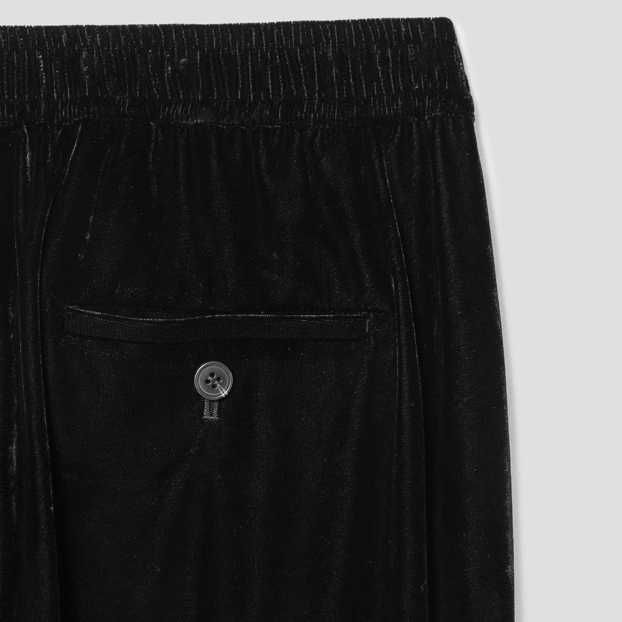 Theory Women Drape Velvet Taper Crop Pants - Black