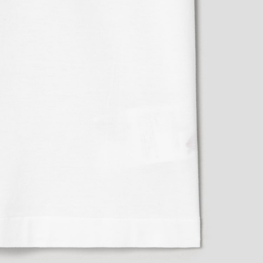 PLAY COMME des GARÇONS (Unisex) Red Heart Wappen T-Shirt – White