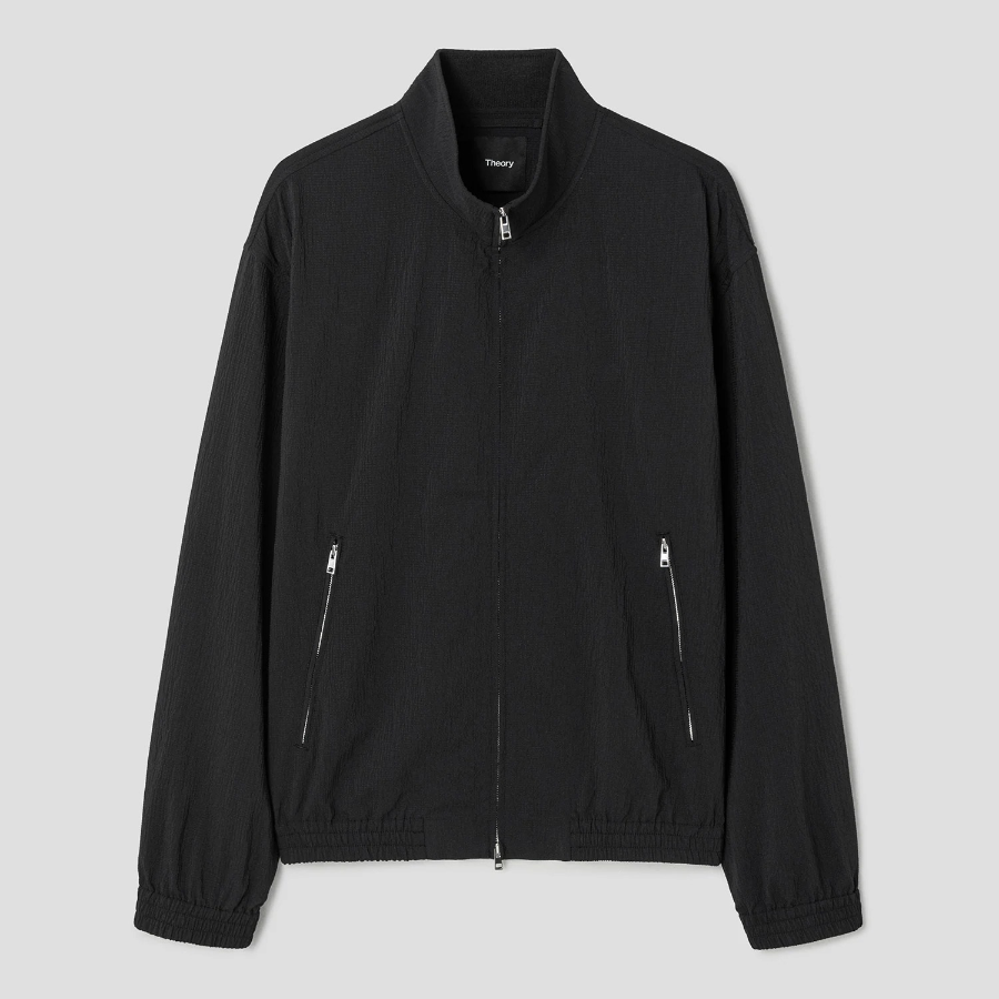 Theory Men Kelso Stand Collar Jacket - Black