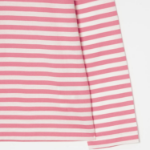 PLAY COMME des GARÇONS (Unisex) Red Heart Wappen Striped T-Shirt – Pink/White