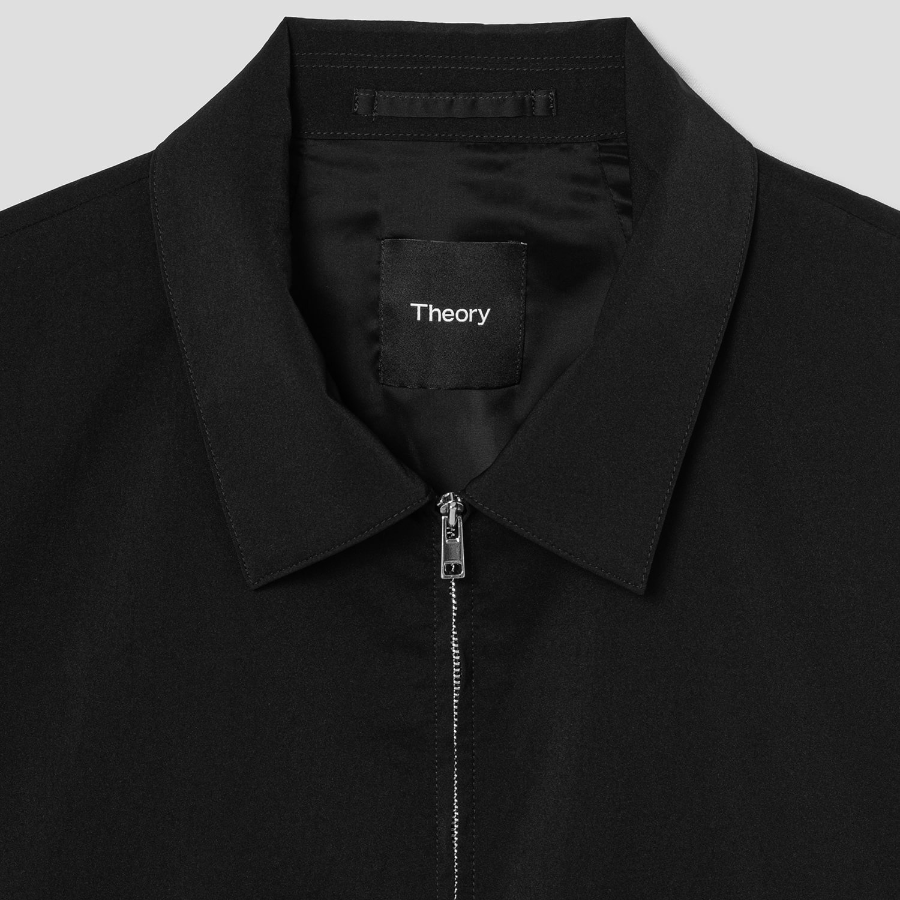 Theory Men Nylon Texture Hazelton Jacket - Black