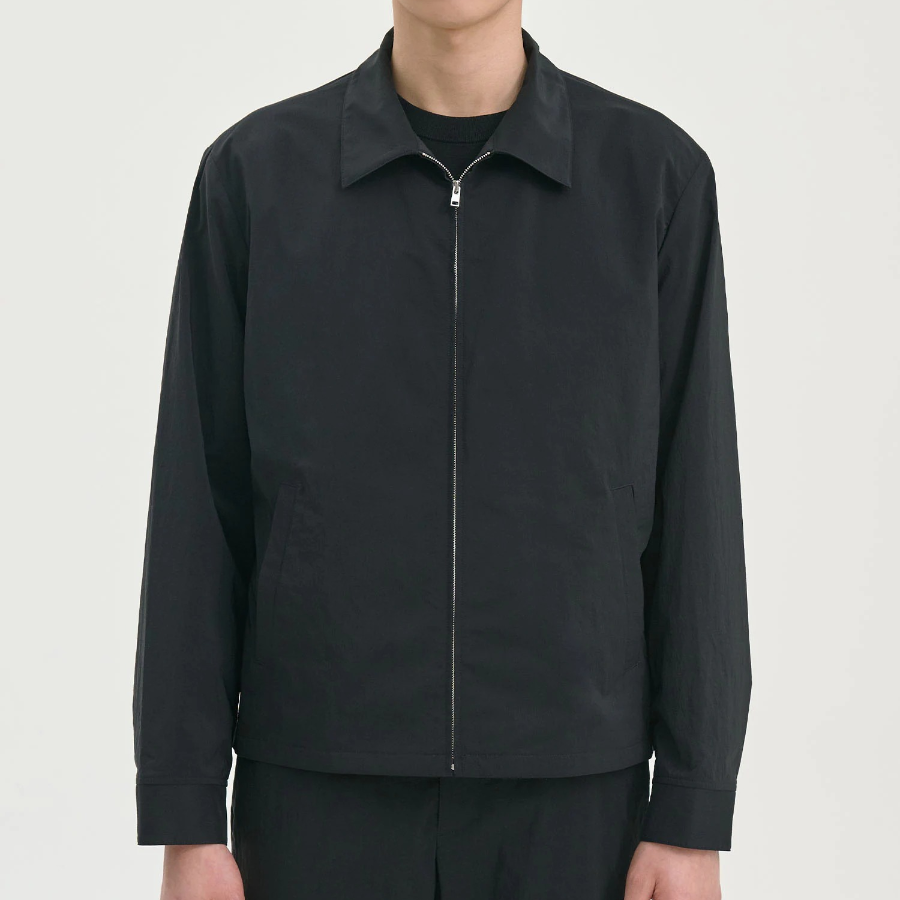 Theory Men Nylon Texture Hazelton Jacket - Black