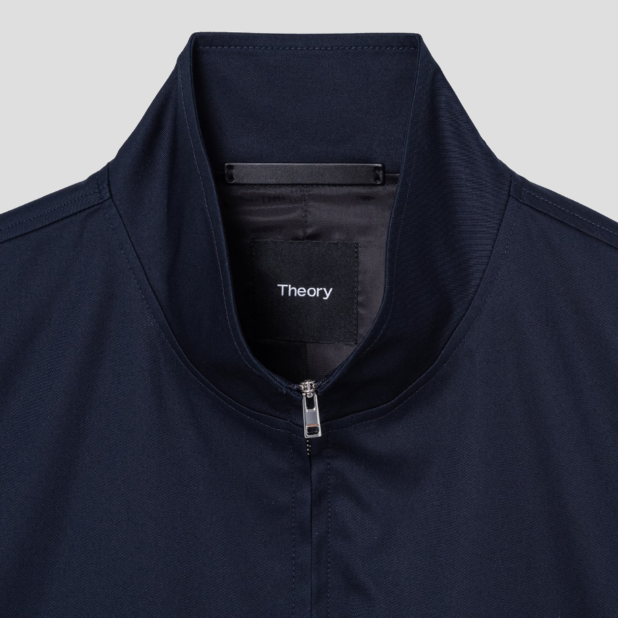 Theory Men Hanson Twill Stand Collar Jacket - Baltic