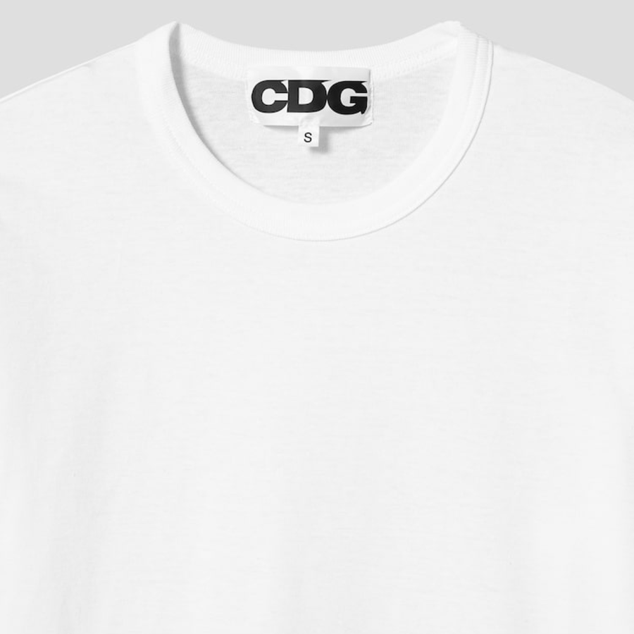 CDGCDGCDG Logo Printed Long Sleeve T-Shirt – White