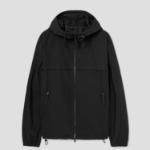 Theory Men Outer Blend Active Hood Jacket - Black