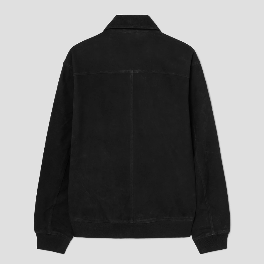 Theory Men Reece Wyatt Leather Jacket - Black