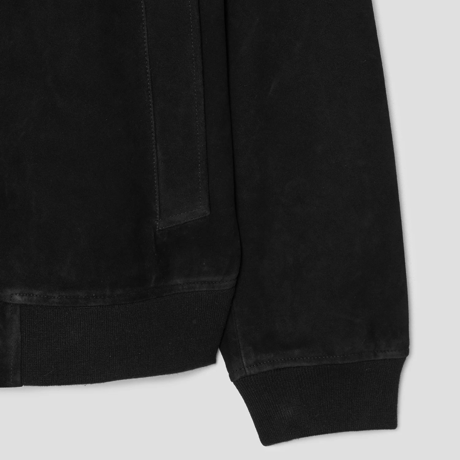 Theory Men Reece Wyatt Leather Jacket - Black