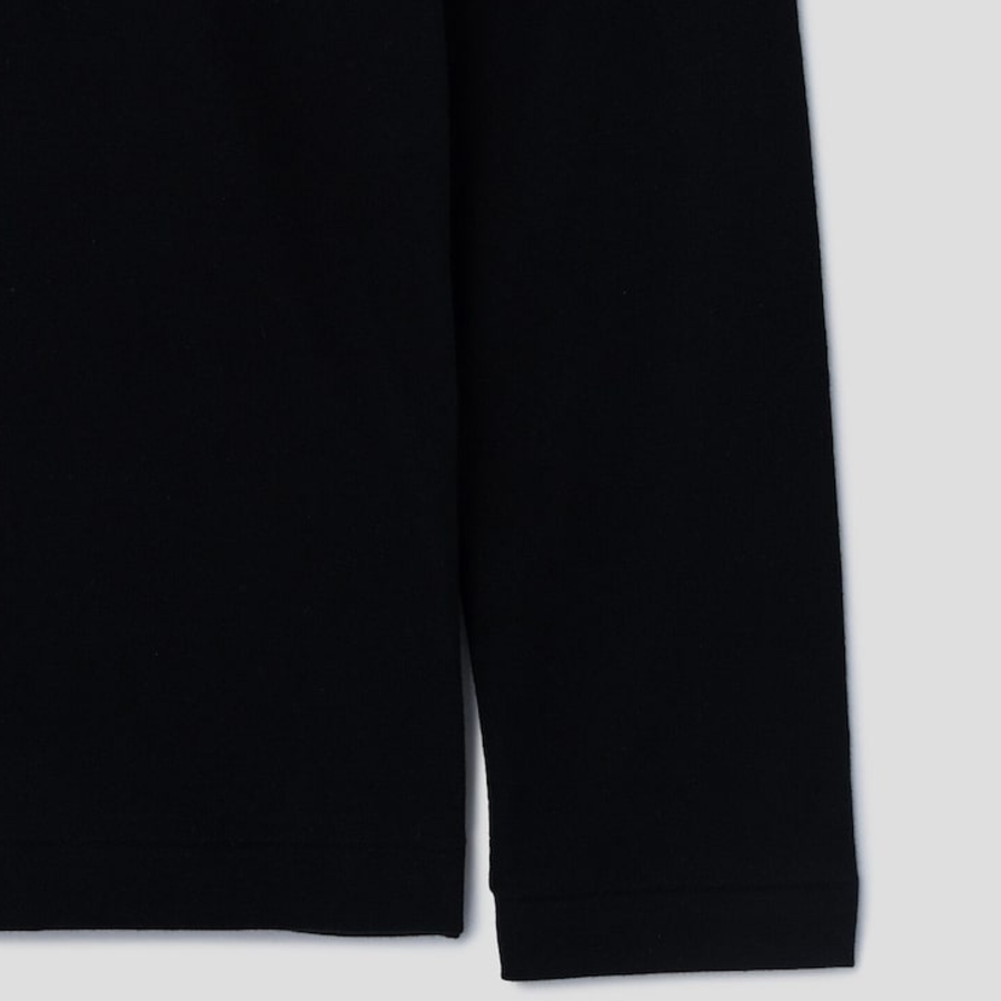 PLAY COMME des GARÇONS Double Red Wappen Long Sleeve T-Shirt – Black