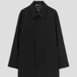Theory Men New Tailor Balmac Trench Coat - Deep Black
