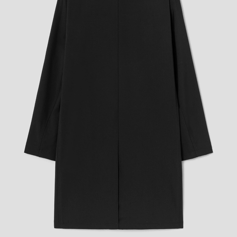 Theory Men New Tailor Balmac Trench Coat - Deep Black