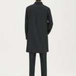 Theory Men New Tailor Balmac Trench Coat - Deep Black