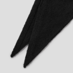 8 seconds Wool Knit Mini Triangle Muffler - Black