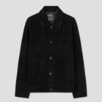 Theory Men Reece Amos Leather Jacket - Black