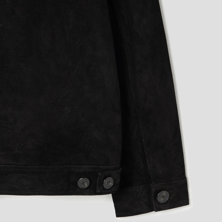 Theory Men Reece Amos Leather Jacket - Black