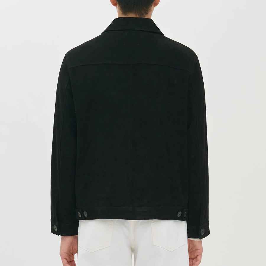 Theory Men Reece Amos Leather Jacket - Black