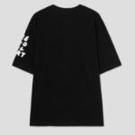 COMME des GARÇONS BLACK Cotton Jersey Nike Patch Massage Print T-Shirt – Black