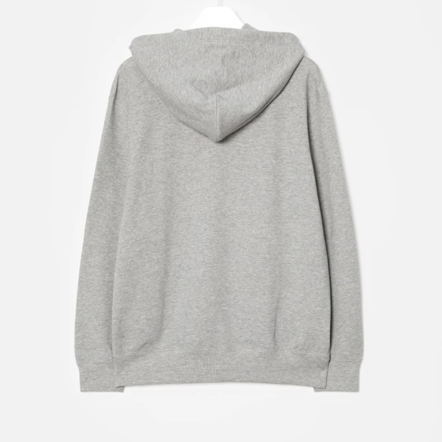 PLAY COMME des GARÇONS Red Heart Wappen Hoodie – Grey