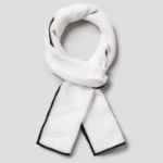 8 seconds Sheer Skinny Tipping Scarf - Ivory