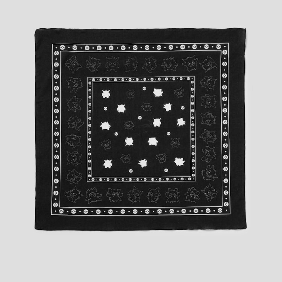 8 seconds Phantom Square Bandana - Black