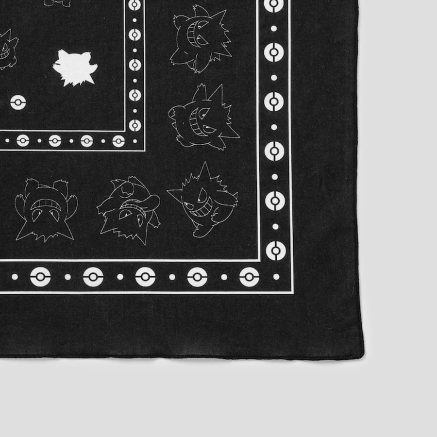 8 seconds Phantom Square Bandana - Black
