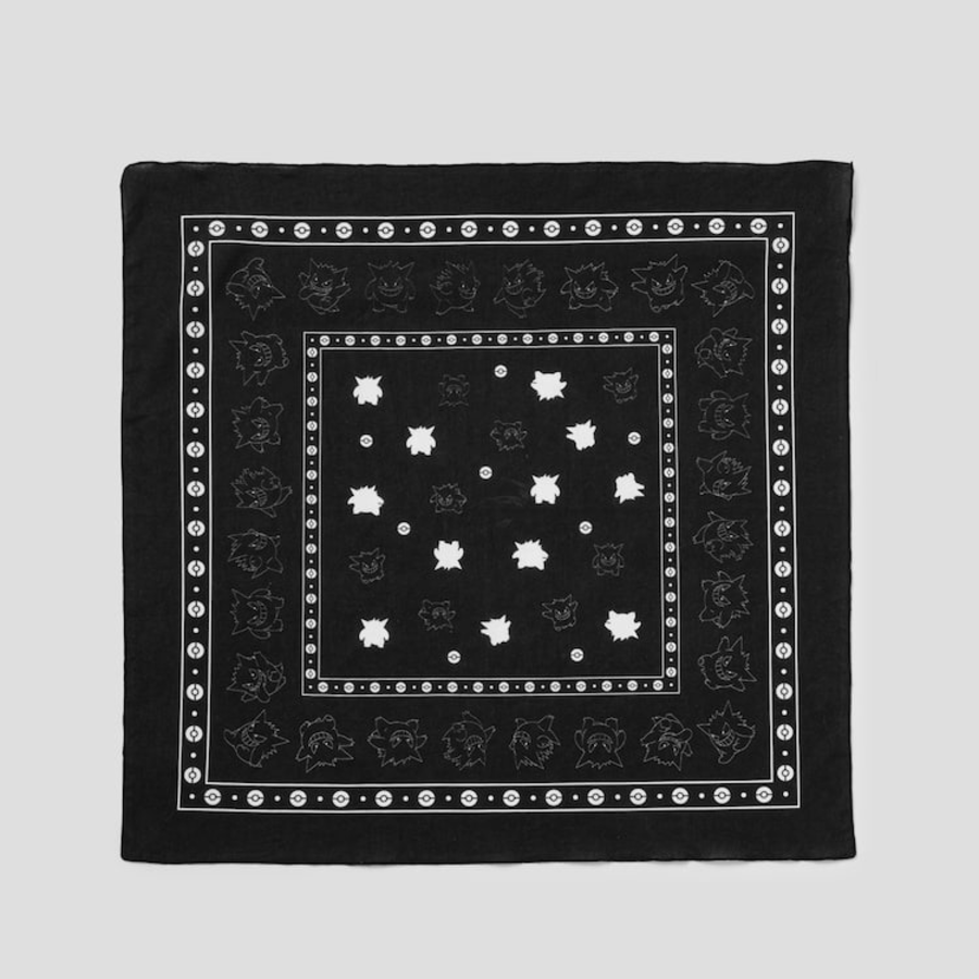 8 seconds Phantom Square Bandana - Black