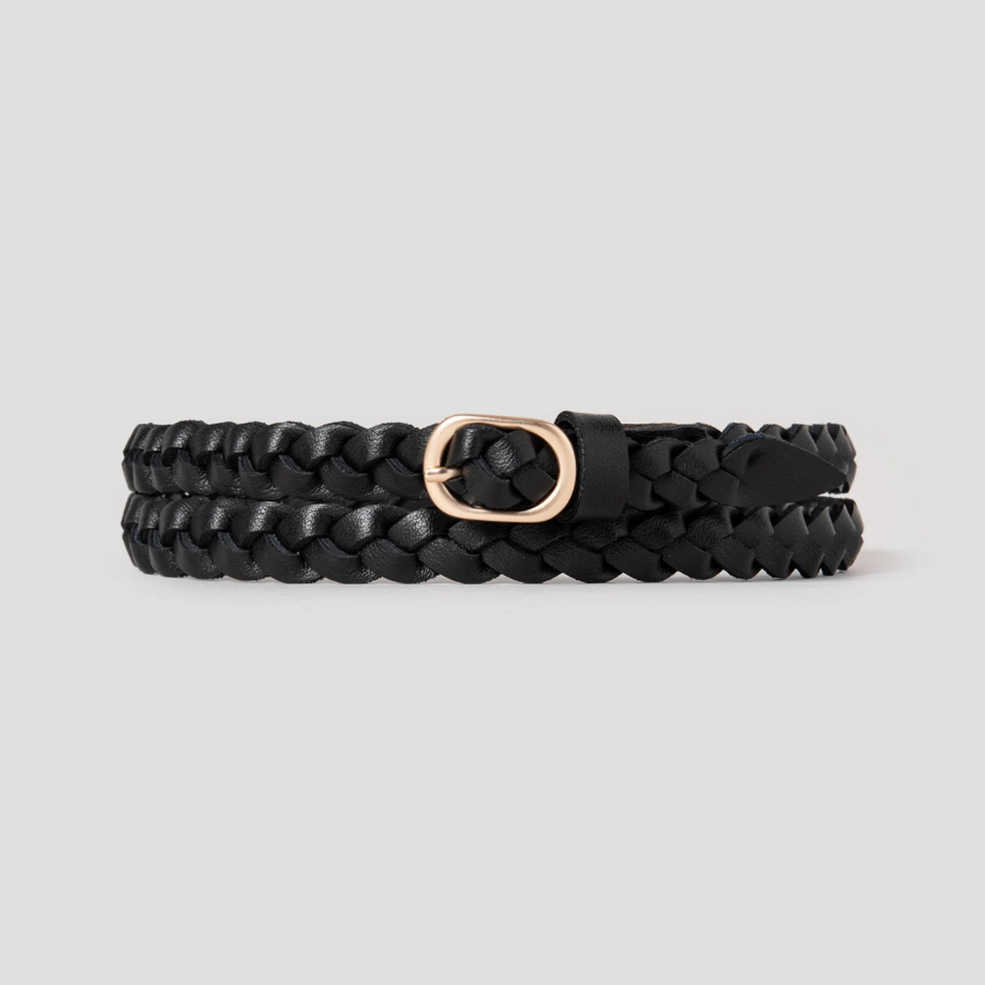 8 seconds 15mm Webbing Belt - Black