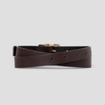 8 seconds 20mm Square Buckle Belt - Brown