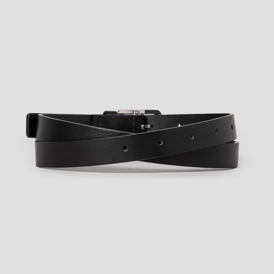 8 seconds 20mm Square Buckle Belt - Black —