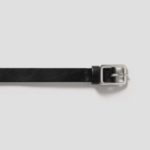 8 seconds 20mm Square Buckle Belt - Black —