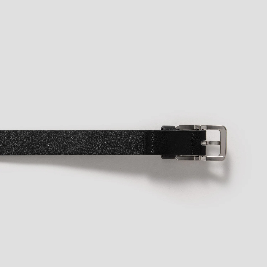 8 seconds 20mm Square Buckle Belt - Black —