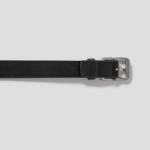 8 seconds 25mm Square Buckle Belt - Black