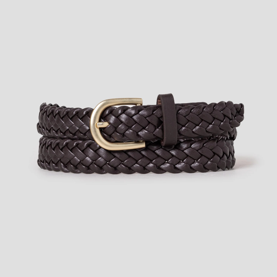 8 seconds 25mm Webbing Belt - Brown