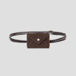 8 seconds Card Wallet Layered Belt - Brown